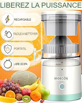 EXPRIMIDOR DE JUGO RECARGABLE
