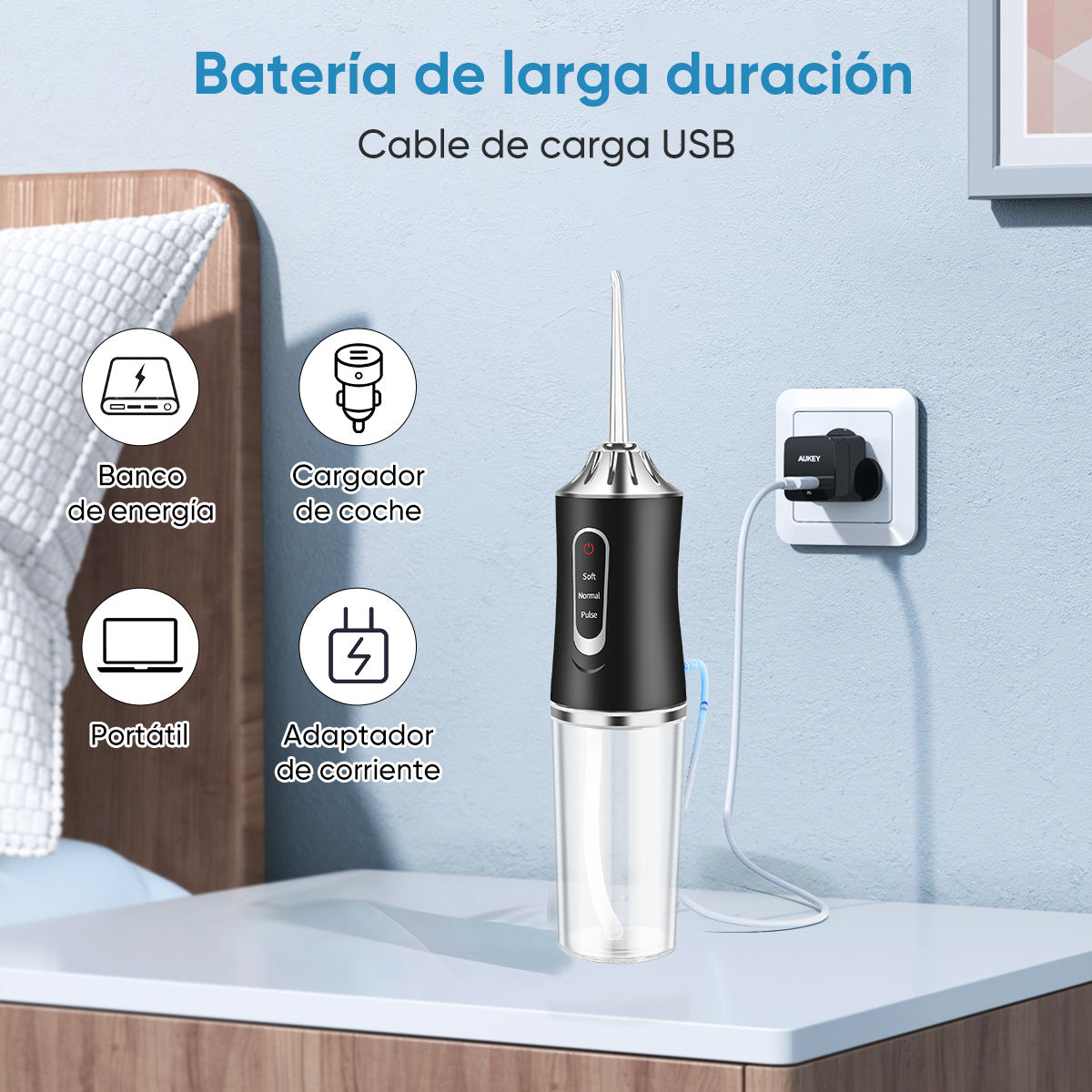 Irrigador Dental Recargable