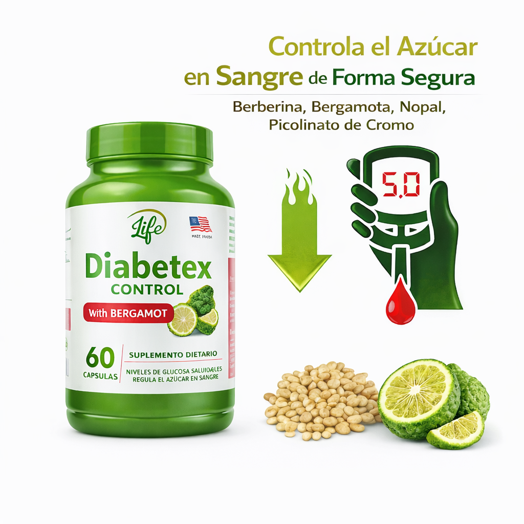 DIABETEX CONTROL (ANTIDIABÉTICO . REGULADOR DE AZUCAR)