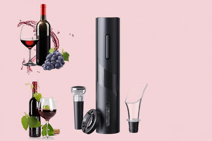SET DESTAPADOR DE VINO ELECTRICO