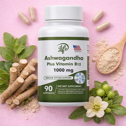 ASHAWAGANDA, Suplemento Natural 90 cápsulas