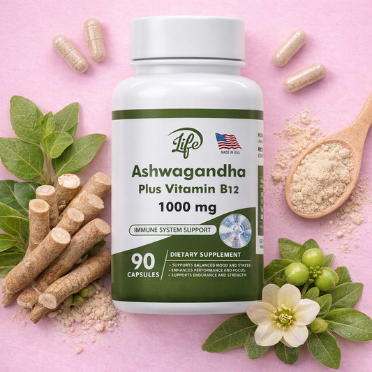 ASHAWAGANDA, Suplemento Natural 90 cápsulas