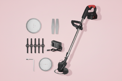 INALAMBRICA! Desbrozadora Eléctrica 3 en 1🌱 Podadora Cortadora Césped