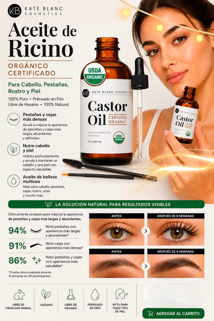 CASTOR OIL 100% PURO ACEITE DE RICINO