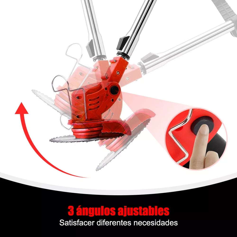 INALAMBRICA! Desbrozadora Eléctrica 3 en 1🌱 Podadora Cortadora Césped