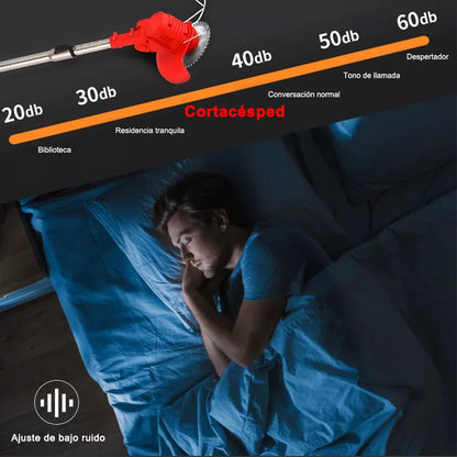 INALAMBRICA! Desbrozadora Eléctrica 3 en 1🌱 Podadora Cortadora Césped