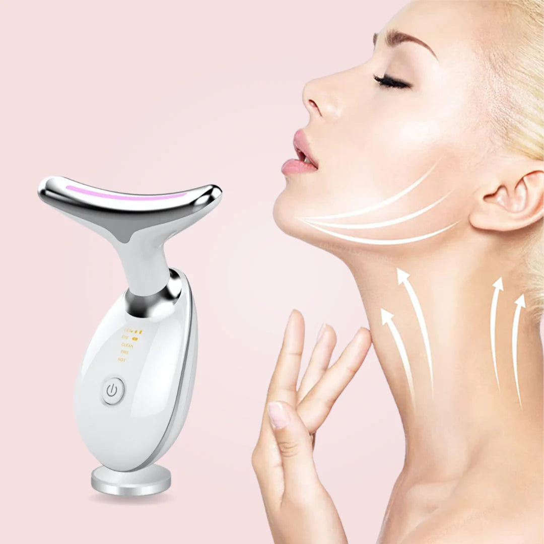 MASAJEADOR FACIAL DE 3 LUCES LED