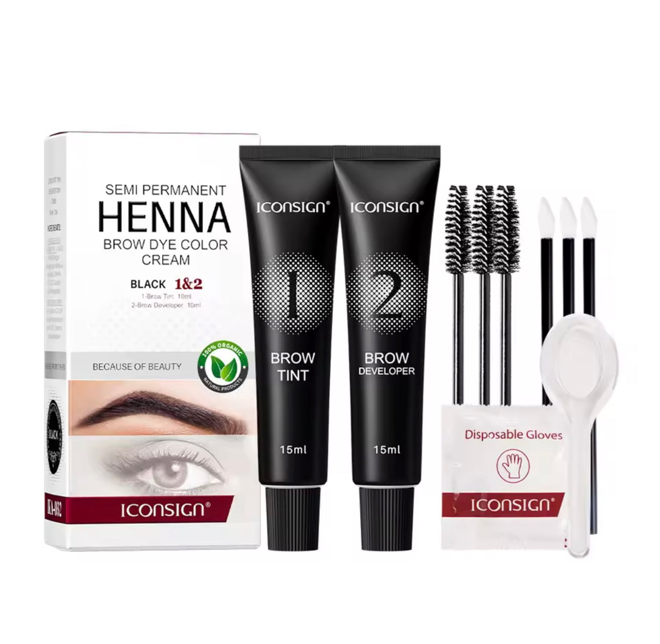 TINTE SEMI PERMANENTE CEJAS HENNA  15ml