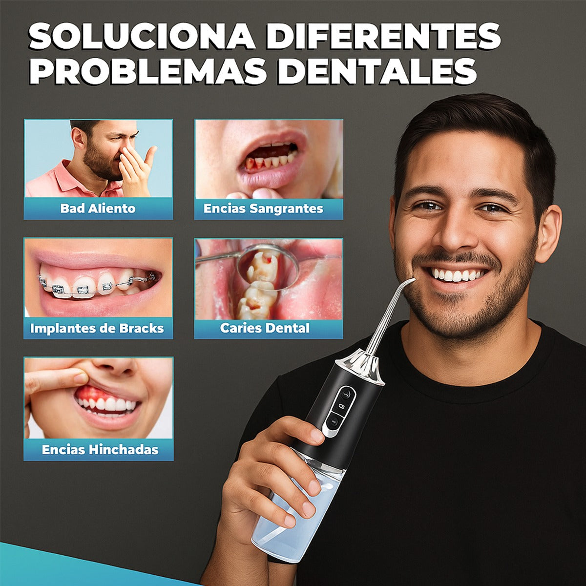 Irrigador Dental Recargable
