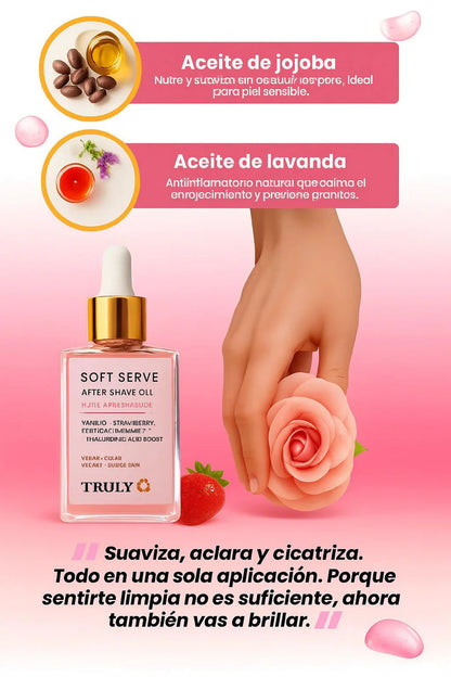 Truly™ After Shave-Aceite (Post-Afeitado) Rosado