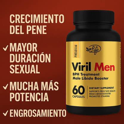 Viril Men – Suplemento para Potencia y Vitalidad Masculina (60 cápsulas)