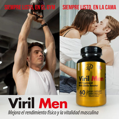 Viril Men – Suplemento para Potencia y Vitalidad Masculina (60 cápsulas)