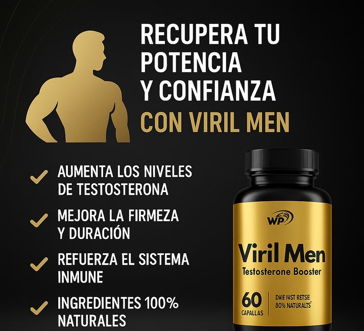 Viril Men – Suplemento para Potencia y Vitalidad Masculina (60 cápsulas)