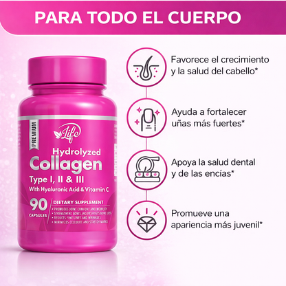 Colágeno Hidrolizado 90 Cápsulas