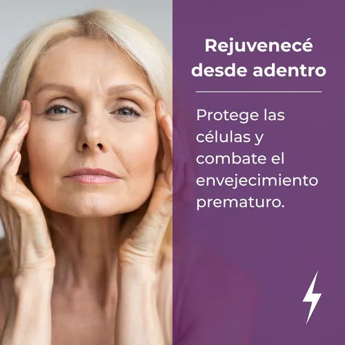 NAD+  Resveratrol | Suplemento Natural 60 Cápsulas
