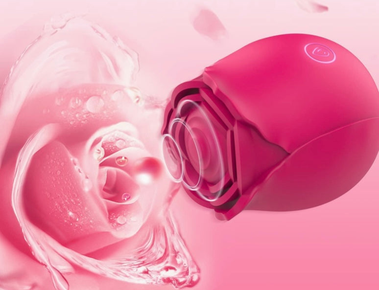 Juguete  de rosa para mujer, placer en un solo toque.