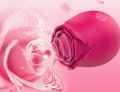 Juguete  de rosa para mujer, placer en un solo toque.