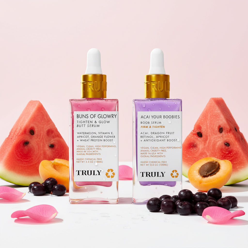 KIT TRULY HIDRATANTE ROSADO Y MORADO