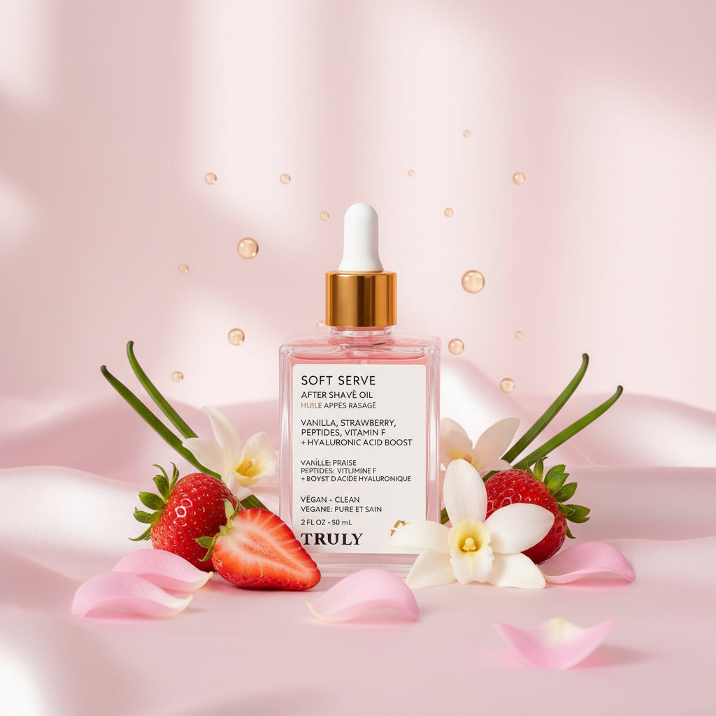 Truly™ After Shave-Aceite (Post-Afeitado) Rosado