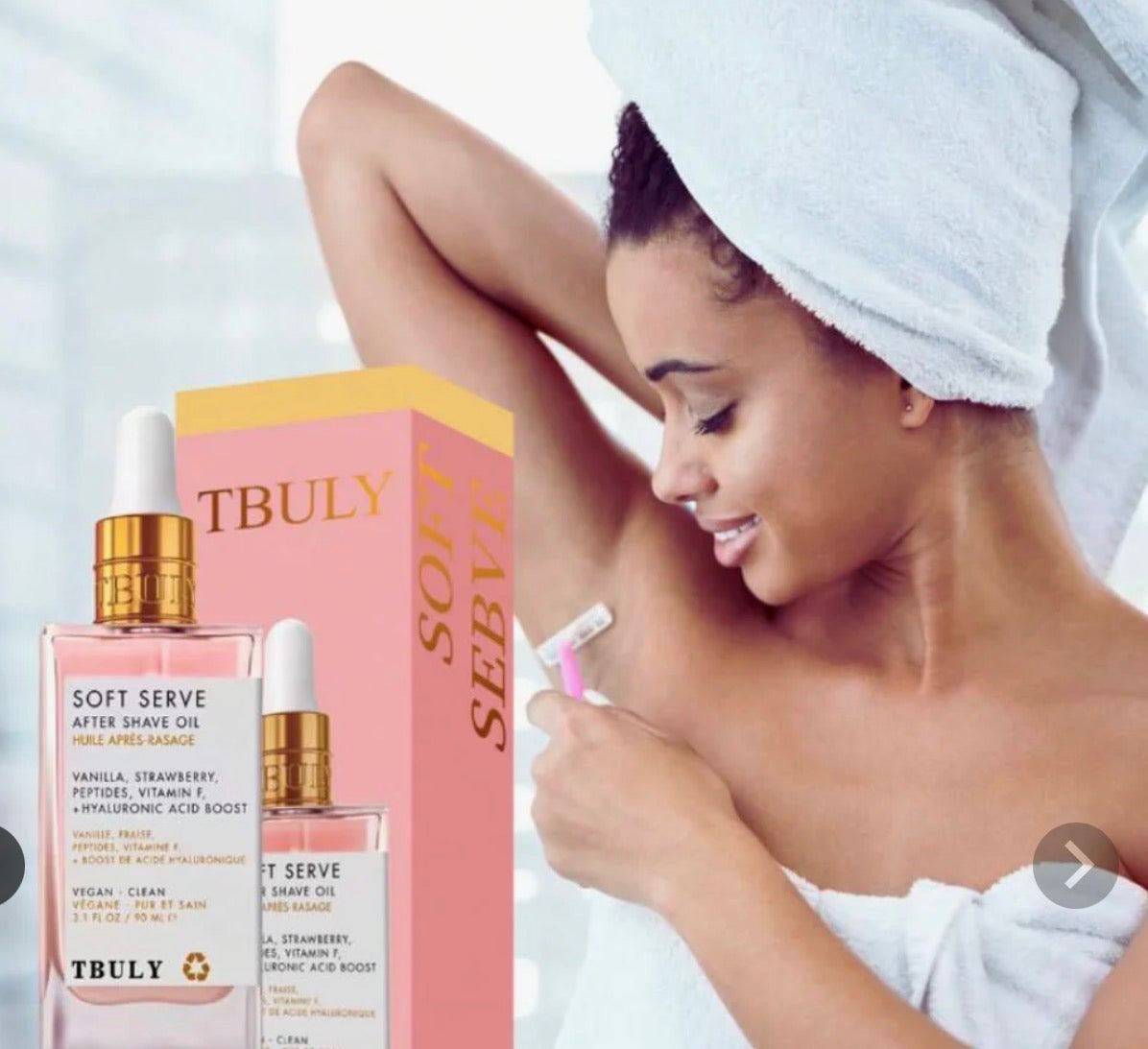 Truly™ After Shave-Aceite (Post-Afeitado) Rosado