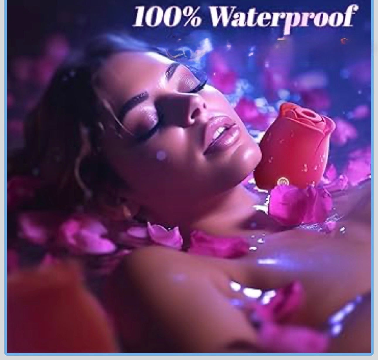 Juguete  de rosa para mujer, placer en un solo toque.