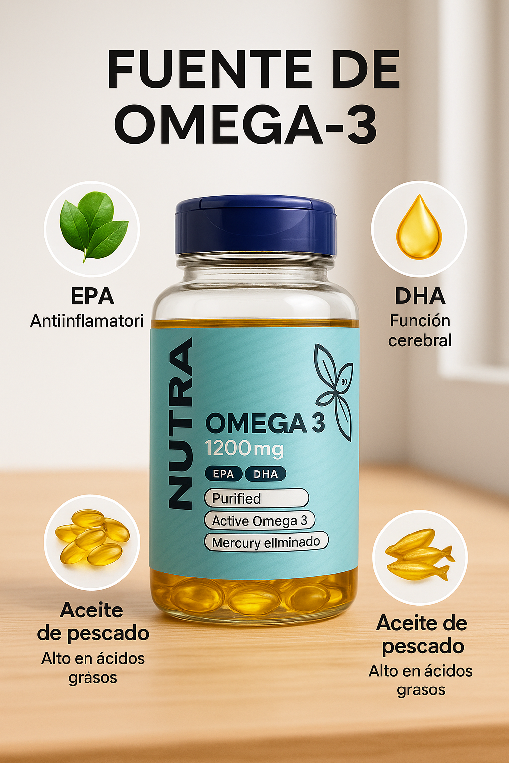 Omega 3 de Nutra – Tu aliado esencial para una vida saludable