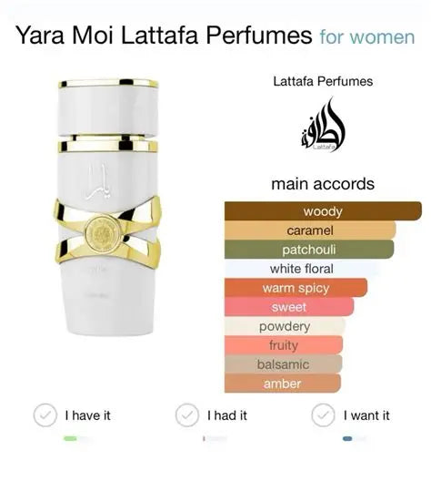 PERFUME YARA MOI 100ml ORIGINAL